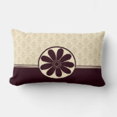 バエレガントルガンディダマスクアメリカのMoJo枕 ランバークッション (正面)