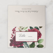 バエレガントルガンディーグリーンクリームフローラ プレイスカード (外部開封)