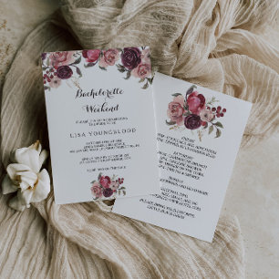 バエレガントルガンディ夏バチェロレッテ週末 招待状