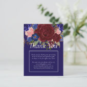 バエレガントルガンディ・ブルー結婚フローラの予算 ポストカード (スタンド正面)