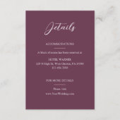 バエレガントルガン結婚ディ詳細 エンクロージャーカード (正面)