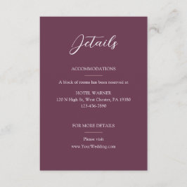 バエレガントルガン結婚ディ詳細 エンクロージャーカード