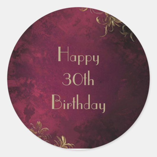 バエレガントルグンディと金ゴールドフェイクシール ラウンドシール (正面)