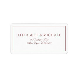 バエレガントルグンディクラシックスクリプト ラベル