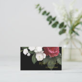 バエレガントルグンディバラモダンQRコード金ゴールド 名刺 (スタンド正面)