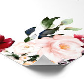 バエレガントルグンディ結婚ウェルカム徴候 ポスター (角)