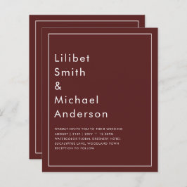 バエレガントルグンディ結婚モノワシンプルークラシック