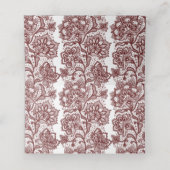 バエレガントルグンディ結婚レース プレイスカード (内部開封)