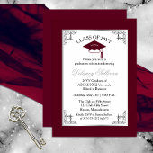 バエレガントルフォーマルグンディ大学の卒業パーティー 招待状