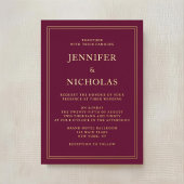 バエレガントルフォーマルグ結婚ンディ金ゴールド 箔招待状