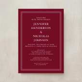 バエレガントルフォーマル・ガン結婚ディ 招待状