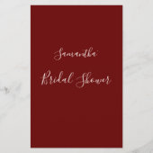 バエレガントルモダングンディブライダルシャワーゲーム (正面)