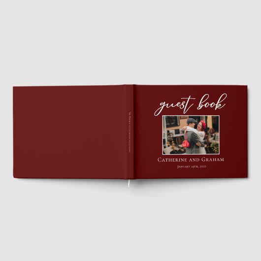 バエレガントル結婚グンディのカップル写真 ゲストブック (全面)