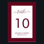 バエレガントル結婚グンディ テーブルナンバー<br><div class="desc">バーグエレガントン結婚ディのテーブル番号オンラインで簡単にパーソナライズ。このブルゴーニュのテーブモダンル番号カー結婚ドを補完するために利用可能なアイテムのマッチング。</div>