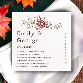 バエレガントル華美グ葉ン秋フローラ結婚ズ スタンダードカクテルナプキン