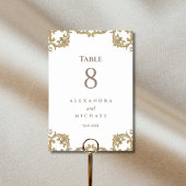 バエレガントロ華美ク結婚ス テーブルナンバー