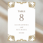 バエレガントロ華美ク結婚ス テーブルナンバー