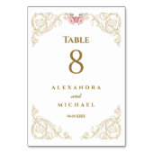 バエレガントロ華美ク結婚ス テーブルナンバー (正面)