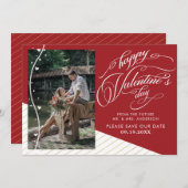 バエレガントンタインの写真の保存日付 セーブザデート (正面/裏面)