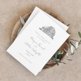 バエレガントンブラック&ホワ素朴イ結婚ツ セーブザデート