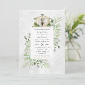 バエレガントン |水彩結婚式招待状 (スタンド正面)