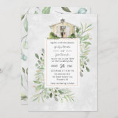 バエレガントン |水彩結婚式招待状 (正面/裏面)