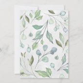 バエレガントン |水彩結婚式招待状 (裏面)