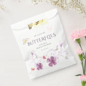 バエレガントーホー彼与えは私の蝶ブライダルシャワー フェイバーバッグ (封をした状態)