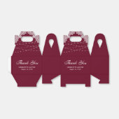 バエレガントー素朴グンディ結婚レースライト フェイバーボックス (折り畳みなし)