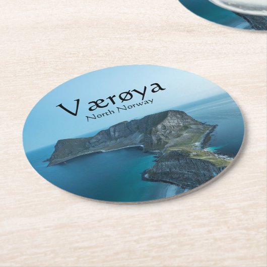 バエロヤロフォテン諸島 ラウンドペーパーコースター (アングル)
