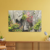 バオの家族の庭、黄山、中国。 キャンバスプリント (インサイチュ (リビング))