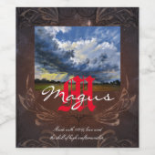 バオクラシックケアンティーク ワインラベル (シングルラベル)