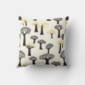 バオバブお洒落の木のパターン クッション (裏面)