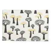 バオバブお洒落の木のパターン 枕カバー (裏面)