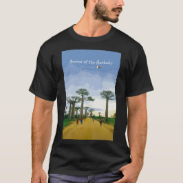 バオバブの並木道, マダガスカル - 風景 Tシャツ