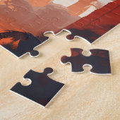 バオバブスマダガスカルアートヴィンテージ ジグソーパズル (側面)