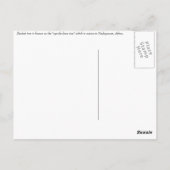 バオバブツリーポストカード ポストカード (裏面)