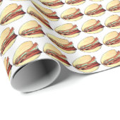 バオバンポークベリーロータスブンフード中国のプリント ラッピングペーパー (ロールコーナー)