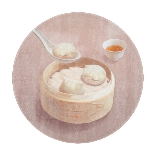 バオベビー – ティータイムバオバディーズ カッティングボード (正面)