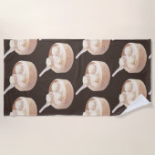 バオベビー – ティータイムバオバディーズ ビーチタオル (正面)