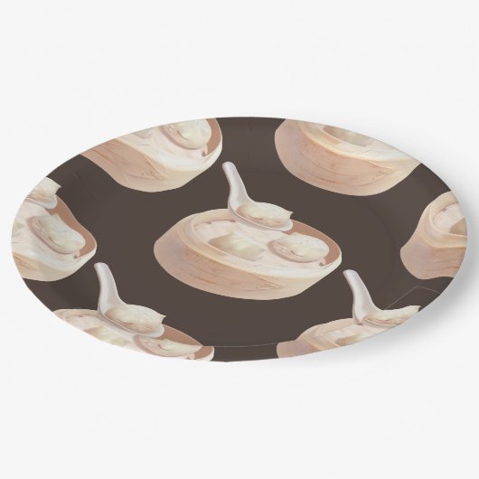 バオベビー – ティータイムバオバディーズ ペーパープレート (アングル)