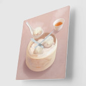 バオ スクエア壁時計 (傾斜)