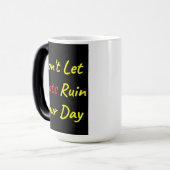 バカが日の引用文を台無しにするな モーフィングマグカップ (正面左)