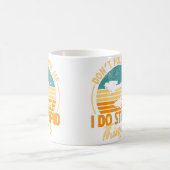 バカなことをするな ダイビング好き コーヒーマグカップ (中央)