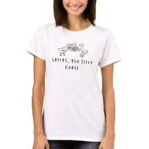 バカなガチョウさんおめでとう ガチョウ Tシャツ
