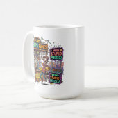バカなゲームをすればバカな賞品 コーヒーマグカップ (正面左)