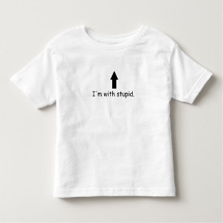 「バカな」プンTシャツを着ている トドラーTシャツ