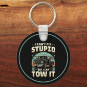 バカは直せないがトラック運転手を引っ張る キーホルダー (裏面)