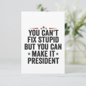 バカは直せないが社長になれるんだ サンキューカード (スタンド正面)