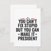 バカは直せないが社長になれるんだ サンキューカード (正面/裏面)